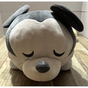 Preowned Disney Mickey Mouse "Sleeping"Cuddleez Large Soft Kids Plush Approx 24"